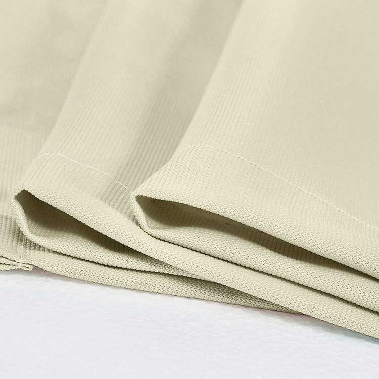Огнезащитная одноразовая ткань для штор из 100% полиэстера желтого цвета для больничных занавесок