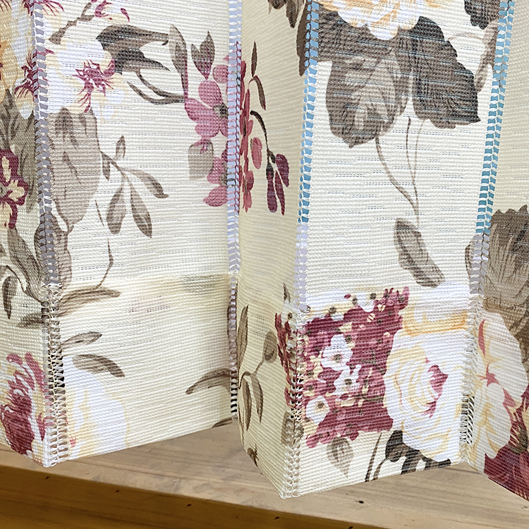 Европейская плотная оконная драпировка, перегородка с принтом, цветочные шторы, вертикальные жалюзи, ткань для штор