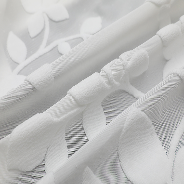 Дизайн Элегантный легкий точечный занавес из полиэстера, элегантная занавеска из вуали, прозрачная ткань
