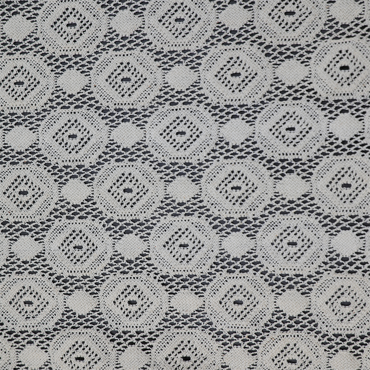 Mulinsen Textile Легкая полиэфирная жаккардовая сетчатая вуаль с принтом на заказ прозрачная ткань
